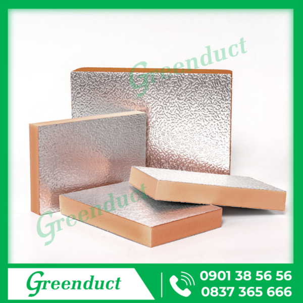 Ống gió Phenolic 2 mặt foil nhôm
