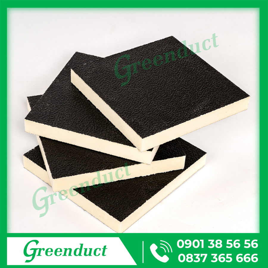 Ống gió PIR 2 mặt foil nhôm - Ảnh 3