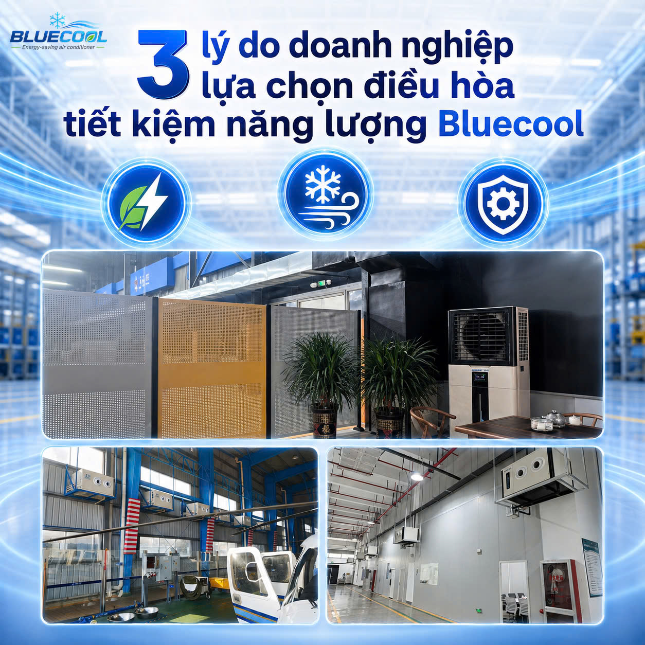 3 Lý Do Doanh Nghiệp Nên Chọn Điều Hòa Tiết Kiệm Năng Lượng BlueCool