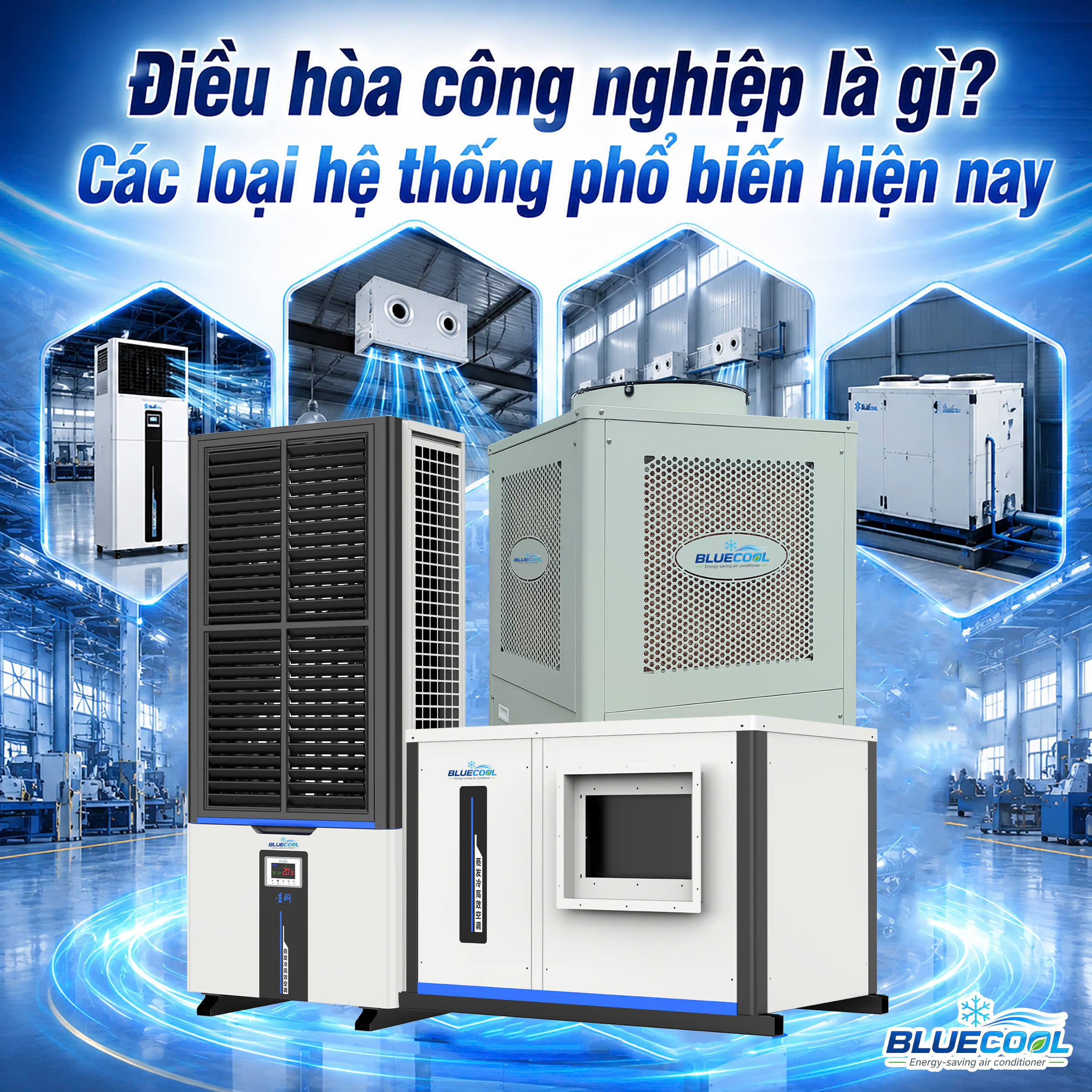 Điều Hòa Công Nghiệp Là Gì? Các Loại Hệ Thống Phổ Biến Hiện Nay