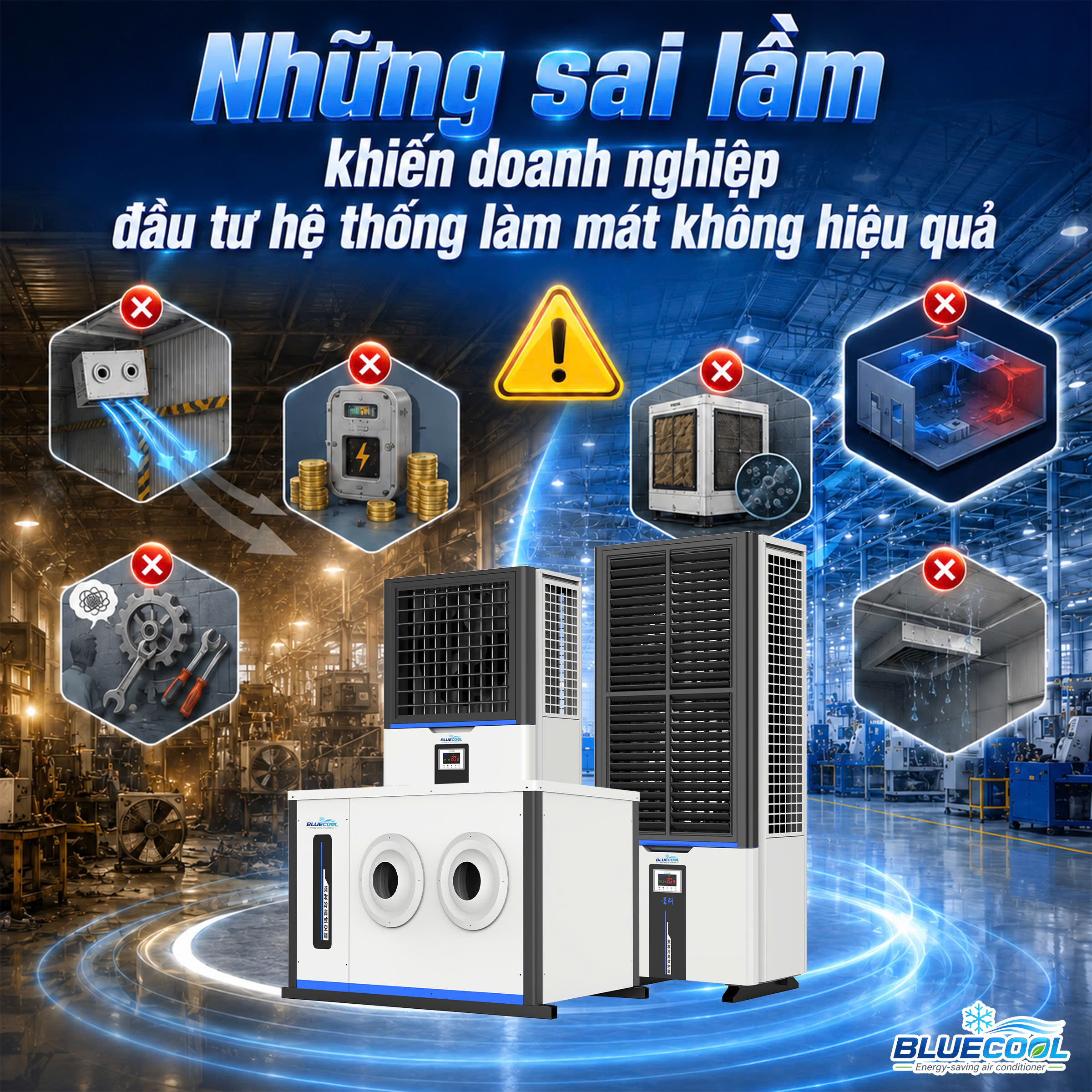 Những Sai Lầm Khiến Doanh Nghiệp Đầu Tư Hệ Thống Làm Mát Không Hiệu Quả